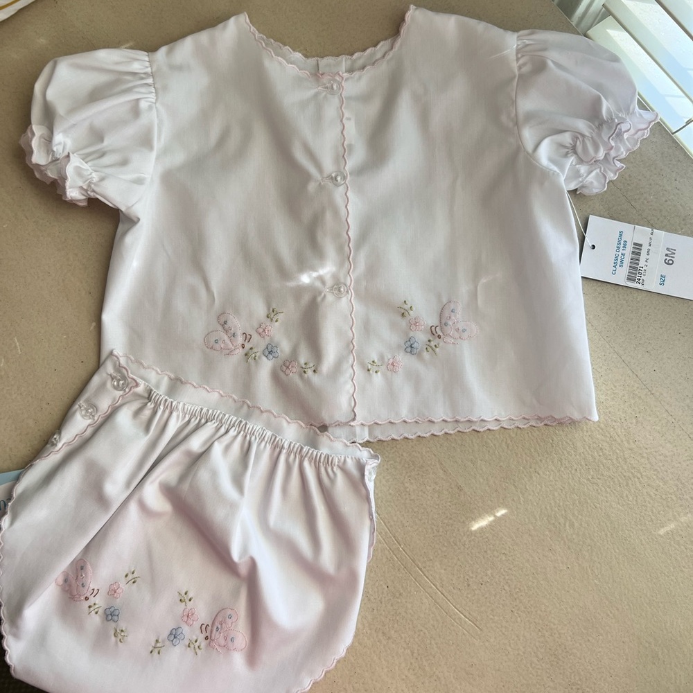 Auraluz 6 month Baby Girl Diaper Set